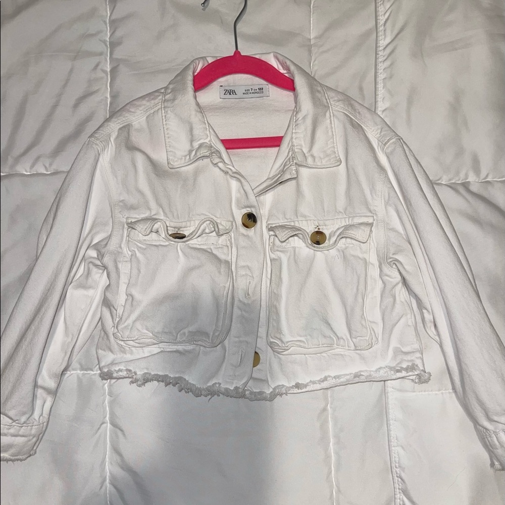 Zara jacket. Crop style size 7
